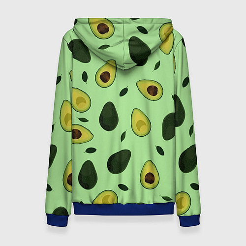 Женская толстовка Авокадо / 3D-Синий – фото 2