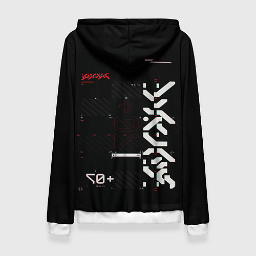 Женская толстовка CuberPunk 2077 / 3D-Белый – фото 2