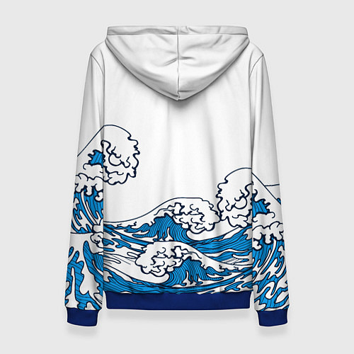 Женская толстовка ONE PIECE ВАН ПИС МОРЕ / 3D-Синий – фото 2