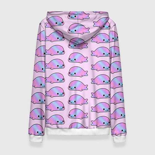 Женская толстовка Нерпы / 3D-Белый – фото 2