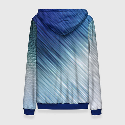 Женская толстовка Текстура Оттенки льда / 3D-Синий – фото 2