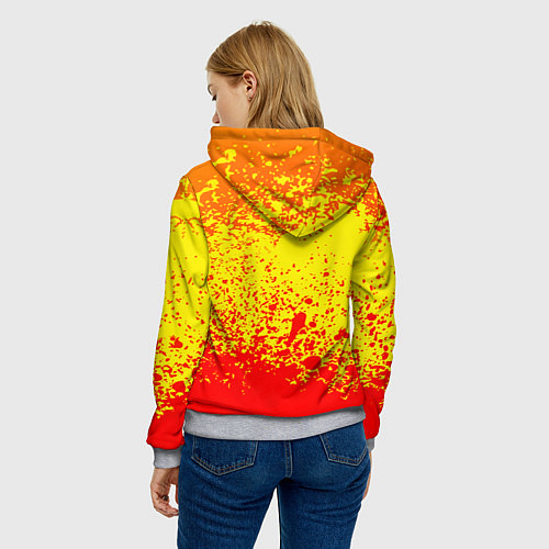 Женская толстовка Сборная Испании / 3D-Меланж – фото 4