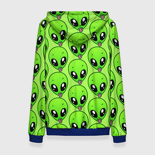 Женская толстовка Инопланетяне / 3D-Синий – фото 2
