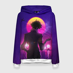 Толстовка-худи женская Cowboy Bebop Spike Spiegel, цвет: 3D-белый