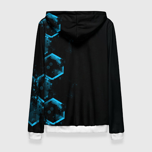 Женская толстовка Mercedes Мерседес Неон / 3D-Белый – фото 2