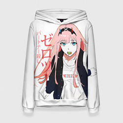 Женская толстовка Zero Two, Darling in the Franx