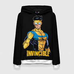 Толстовка-худи женская Mark Grayson Invincible, цвет: 3D-белый