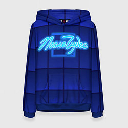 Толстовка-худи женская После чудес, цвет: 3D-синий