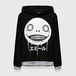 Толстовка-худи женская Emil Nier: Automata, цвет: 3D-меланж