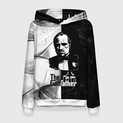Толстовка-худи женская Крёстный отец The Godfather, цвет: 3D-белый
