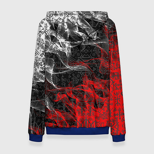 Женская толстовка Викинги / 3D-Синий – фото 2