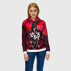 Толстовка-худи женская Dororo Poster Дороро Постер Z, цвет: 3D-белый — фото 2