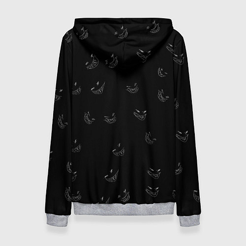 Женская толстовка Ври себе / 3D-Меланж – фото 2