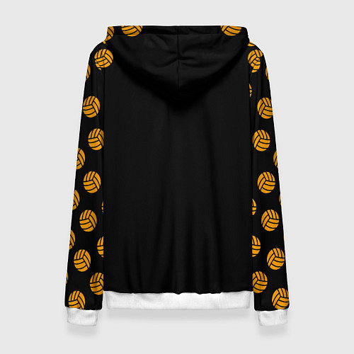 Женская толстовка ХИНАТА ВОЛЕЙБОЛ!! / 3D-Белый – фото 2