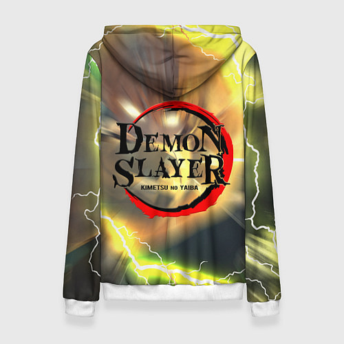 Женская толстовка ZENITSU ЗЕНИТСУ ЛОГО спина / 3D-Белый – фото 2