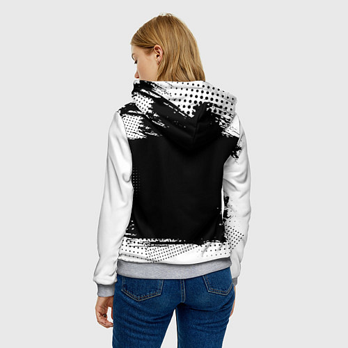 Женская толстовка Весёлый Роджер пиратов Соломенной Шляпы / 3D-Меланж – фото 4