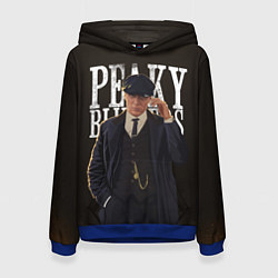 Толстовка-худи женская Томас Шелби лидер ОК, цвет: 3D-синий