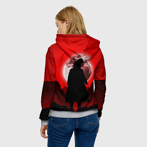 Женская толстовка МАЙКИ МАНДЗИРО САНО / 3D-Меланж – фото 4