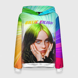 Толстовка-худи женская BILLIE EILISH БИЛЛИ АЙЛИШ Z, цвет: 3D-белый