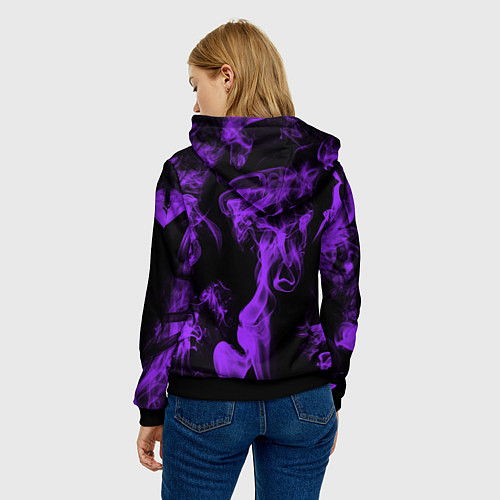 Женская толстовка Сон Джин-Ву: Отвали! / 3D-Черный – фото 4