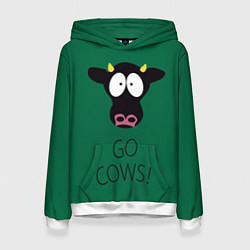 Женская толстовка Go Cows