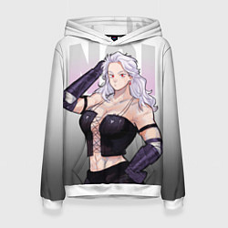 Толстовка-худи женская Noi, цвет: 3D-белый