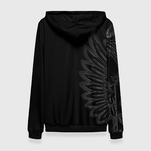 Женская толстовка Russia Black Side New 202223 / 3D-Черный – фото 2