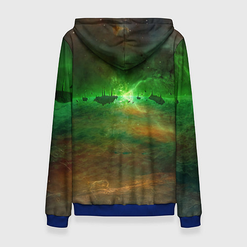 Женская толстовка BLACK MESA HALF-LIFE Z / 3D-Синий – фото 2
