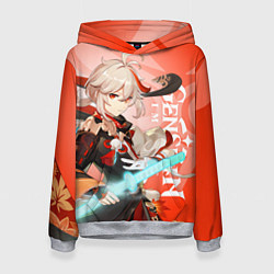Толстовка-худи женская Genshin Impact, Кадзуха, цвет: 3D-меланж
