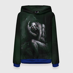Толстовка-худи женская SCP 096, цвет: 3D-синий