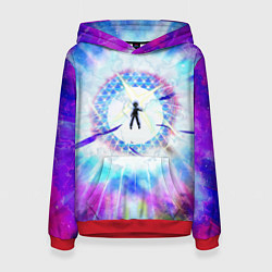 Толстовка-худи женская Mob psycho 100 Моб Психо 100 Z, цвет: 3D-красный