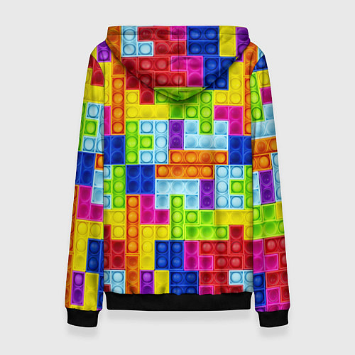 Женская толстовка POP IT ПОП ИТ ПАЗЛ / 3D-Черный – фото 2