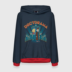 Толстовка-худи женская Doctorama, цвет: 3D-красный