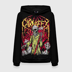 Толстовка-худи женская Carnifex, цвет: 3D-черный