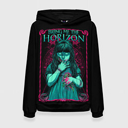 Толстовка-худи женская Bring Me the Horizon, цвет: 3D-черный