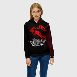 Толстовка-худи женская The Poison - Bullet For My Valentine, цвет: 3D-черный — фото 2