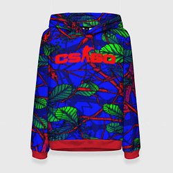 Толстовка-худи женская FAMAS Ghost Insects, цвет: 3D-красный