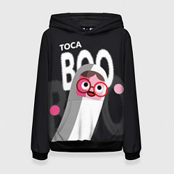 Толстовка-худи женская Toca Boo, цвет: 3D-черный