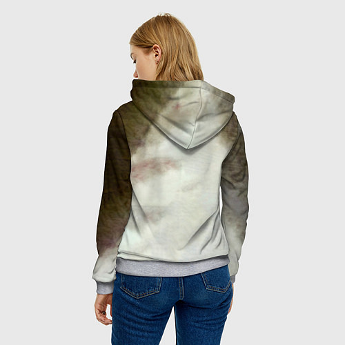 Женская толстовка Sounds of a Playground Fading / 3D-Меланж – фото 4