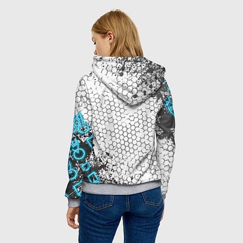 Женская толстовка Игра в кальмара / 3D-Меланж – фото 4