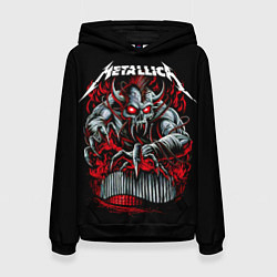 Толстовка-худи женская Metallica - Hardwired To Self-Destruct, цвет: 3D-черный