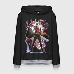 Толстовка-худи женская Джотаро Куджо Джо Джо, цвет: 3D-меланж