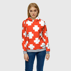 Толстовка-худи женская Toca Life: Live, цвет: 3D-меланж — фото 2