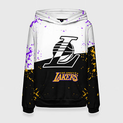 Толстовка-худи женская Коби Брайант Los Angeles Lakers,, цвет: 3D-черный