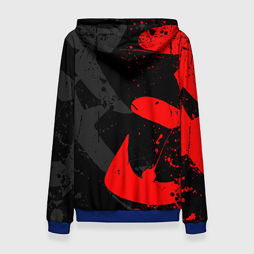 Женская толстовка GHOST OF TSUSHIMA ПРИЗРАК ЦУСИМЫ / 3D-Синий – фото 2