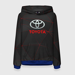 Женская толстовка Toyota Тонкие линии неона