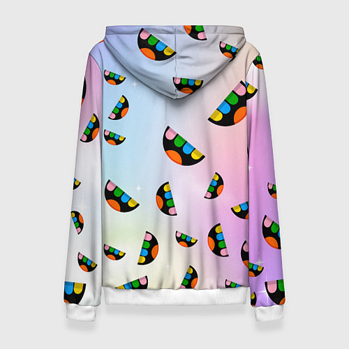 Женская толстовка Toca Life: Smile Logo / 3D-Белый – фото 2