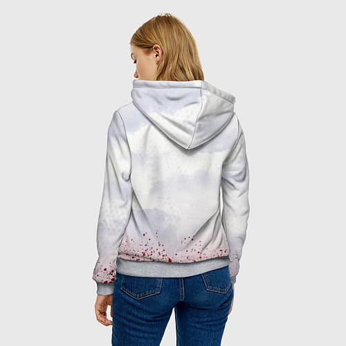 Женская толстовка Пожиратели миров до Ереси цвет легиона / 3D-Меланж – фото 4