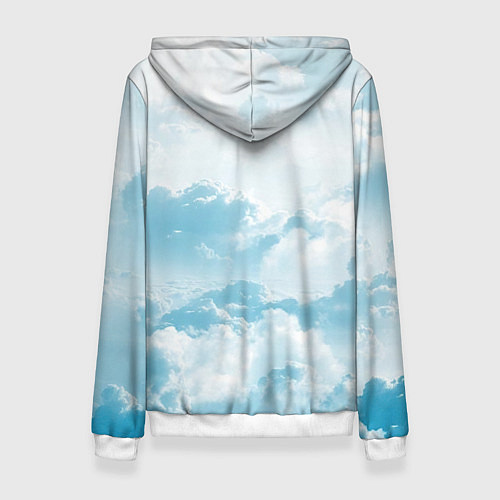 Женская толстовка Плотные облака / 3D-Белый – фото 2
