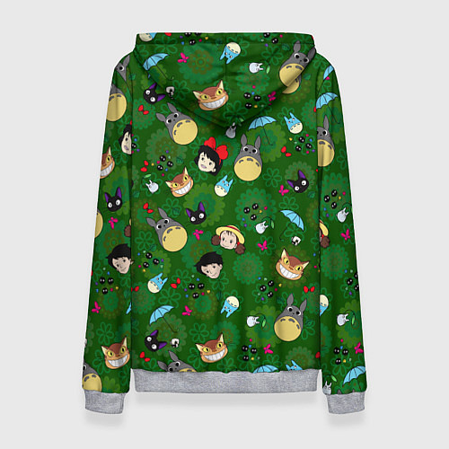 Женская толстовка Totoro&Kiki ALLSTARS / 3D-Меланж – фото 2
